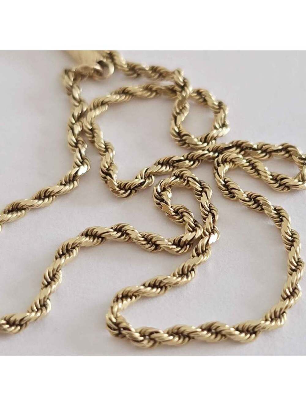 14k Yellow Gold chain ankle/bracelet 10"